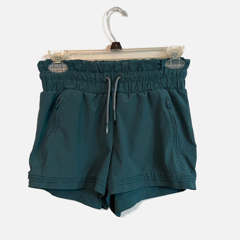 Teal Athleta Girl Road Trippin Shorts Size XL